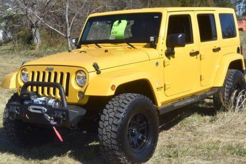 Highly optioned 2015 Jeep Wrangler Unlimited Sahara Sport Utility 4&#215;4 for sale
