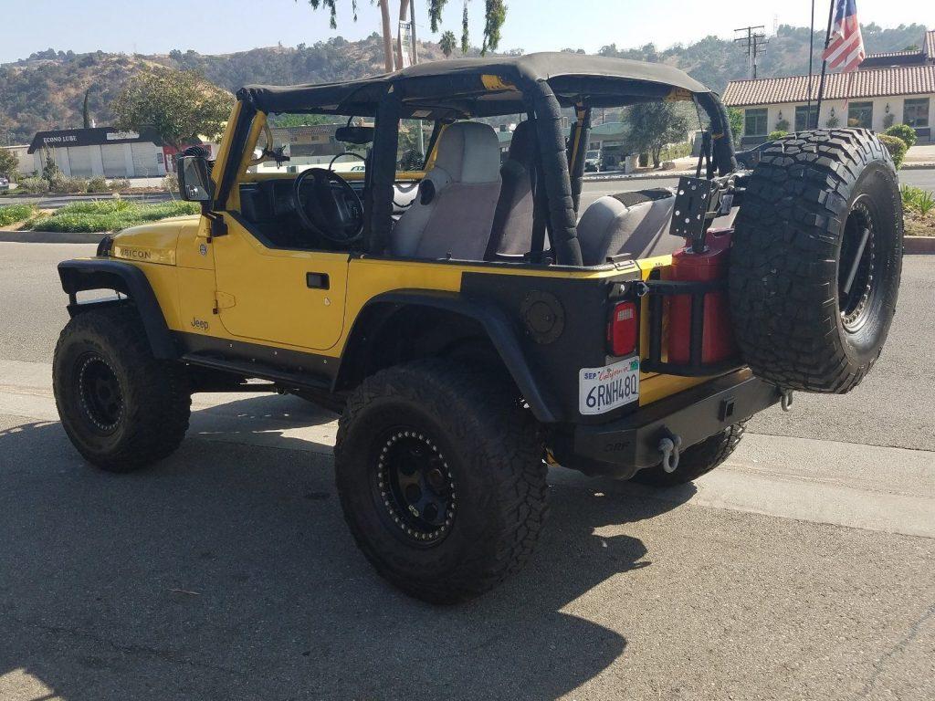 built for show 2004 Jeep Wrangler Black & Yellow 4×4