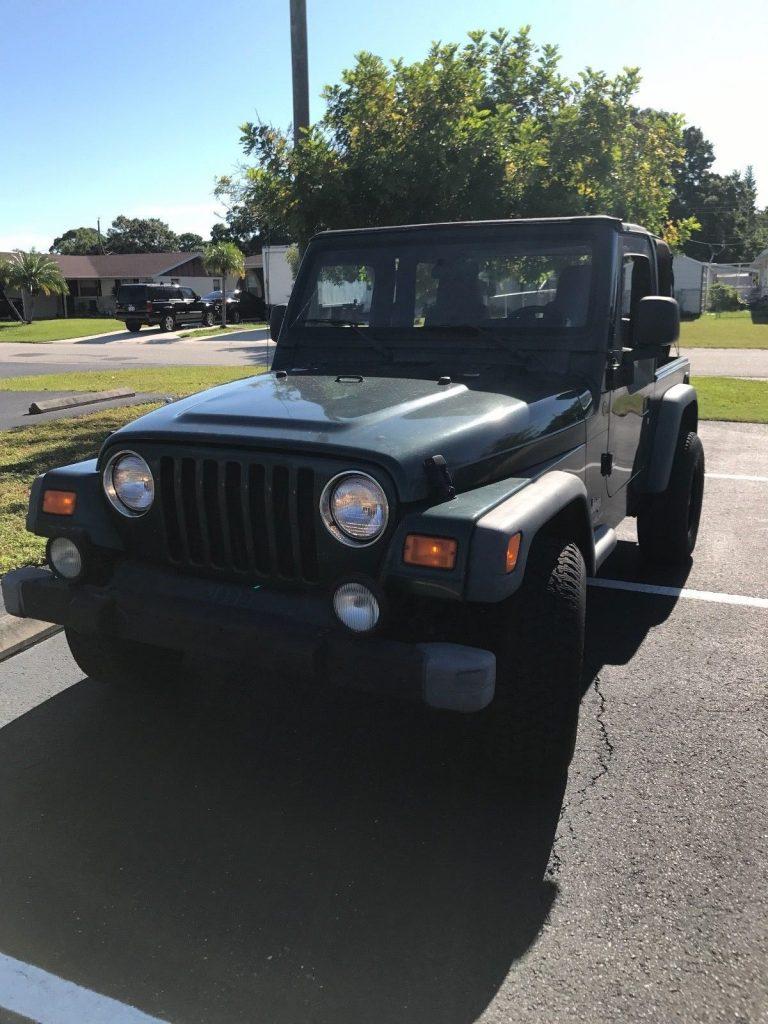 scratches in paint 2004 Jeep Wrangler 4×4