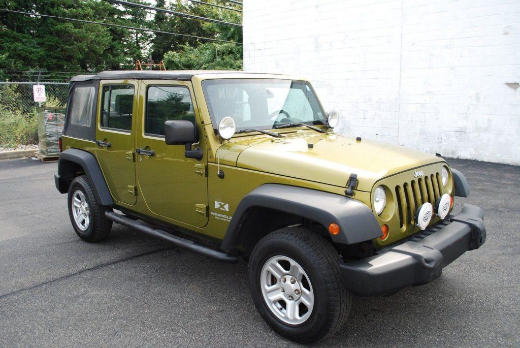 very clean 2008 Jeep Wrangler Unlimited X Sport Utility 4×4