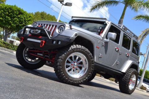 well modified 2013 Jeep Wrangler 4WD 4dr Sahara 4&#215;4 for sale