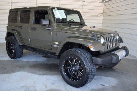 low mileage 2015 Jeep Wrangler Unlimited Sahara Lifted 4&#215;4 for sale