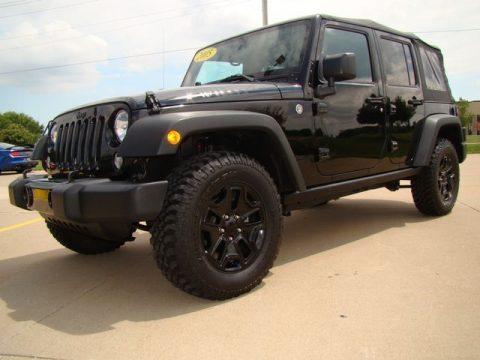 low miles 2015 Jeep Wrangler Willys Wheeler 4&#215;4 for sale