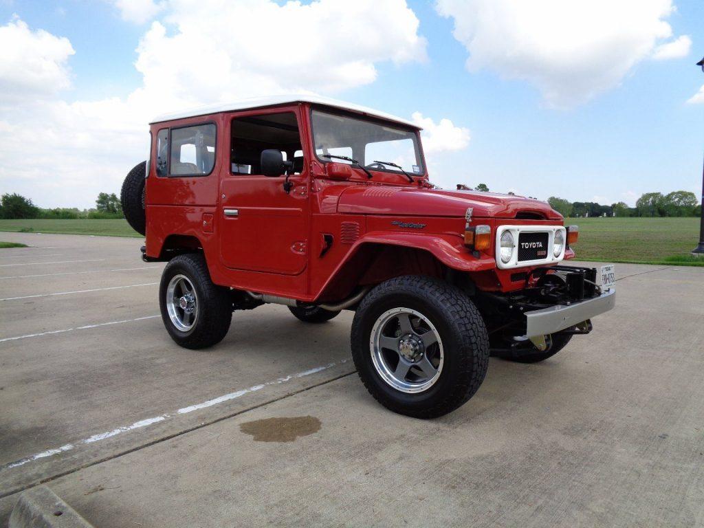 restored 1981 Toyota Land Cruiser Deluxe 4×4