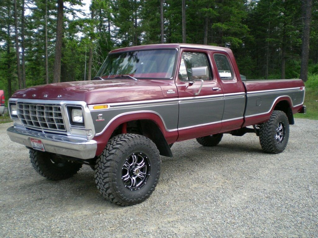 perfectly customized 1979 Ford F 250 Custom pickup 4×4