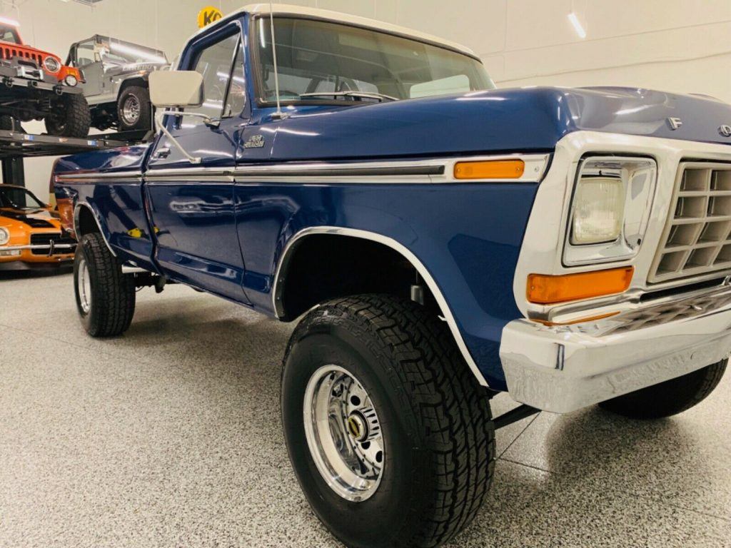 restored 1979 Ford F 150 Custom 4×4