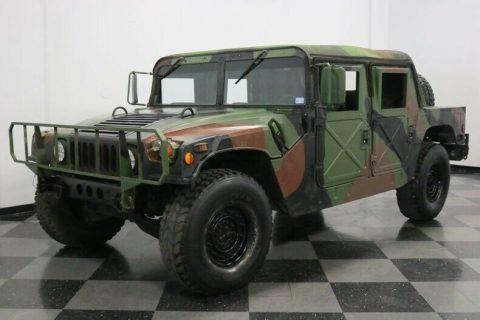 ready for action 1991 AM General M998 Hmmwv HUMVEE military 4&#215;4 for sale
