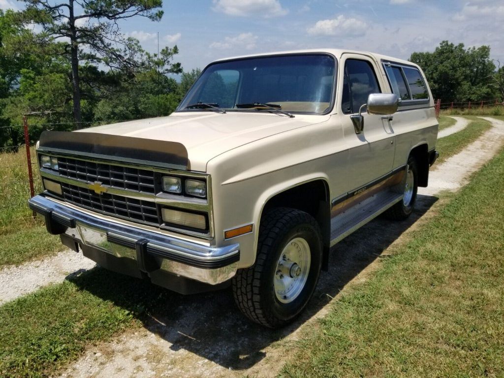 1991 Chevrolet Blazer K5 1500 4×4 with Convertible Top [well cared for]