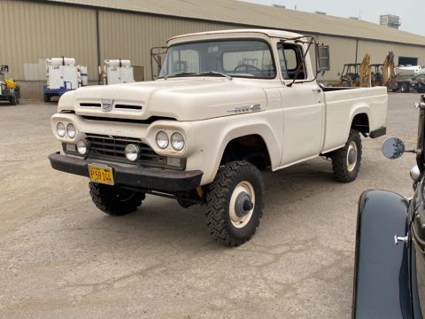 1960 Ford F-100 Deluxe 4&#215;4 (factory original 4&#215;4] for sale