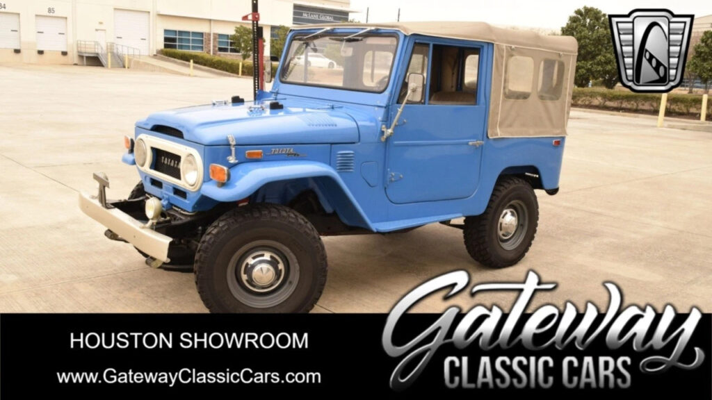 Blue 1974 Toyota FJ40 Other I6 4-Speed Manual